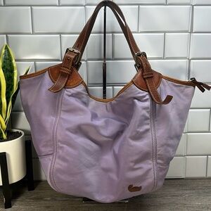 Dooney & Bourke purple large nylon tote